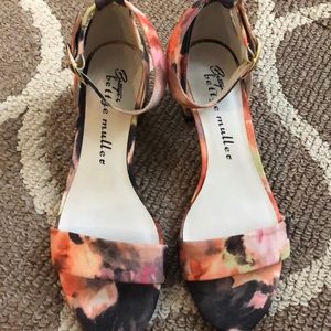 Anthropologie Bettye Muller Block Heel Sandal